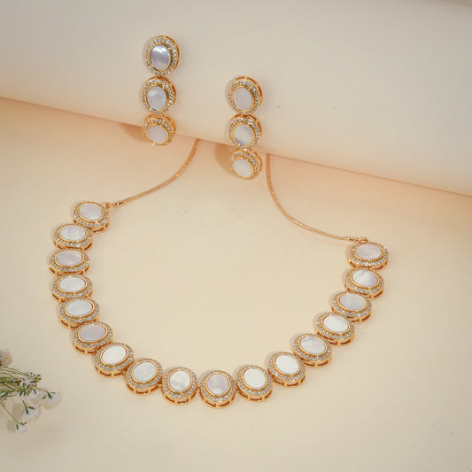 Teardrop Pearl Droplet Necklace Set