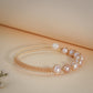 18K Gold Coated Pearl Adjustable Bracelet – Anti Tarnish Demi-Fine Jewellery