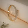 18K Gold Coated Crystal Nail Bracelet – Anti Tarnish Demi-Fine Jewellery