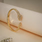 18K Gold Coated Panther Crystal Bracelet – Anti Tarnish Demi-Fine Jewellery