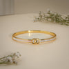 18K Gold Coated Crystal Link Bracelet – Anti Tarnish Demi-Fine Jewellery