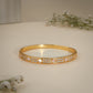 18K Gold Coated Clover Crystal Bracelet – Anti Tarnish Demi-Fine Jewellery