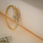 18K Gold Coated Serpent Crystal Bracelet – Anti Tarnish Demi-Fine Jewellery