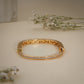 18K Gold Coated Crystal Cuff Bracelet – Anti Tarnish Demi-Fine Jewellery