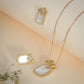 Royal Crown Pearl Pendant & Earrings Set