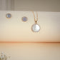Classic Mother-of-Pearl Circle Pendant Set