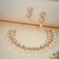 Floral Pearl Elegance Necklace Set