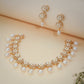 Floral Pearl Elegance Necklace Set