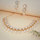Oval Pearl Elegance Necklace Set