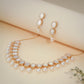Oval Pearl Elegance Necklace Set
