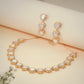 Amora Heart Pearl Necklace & Earring Set